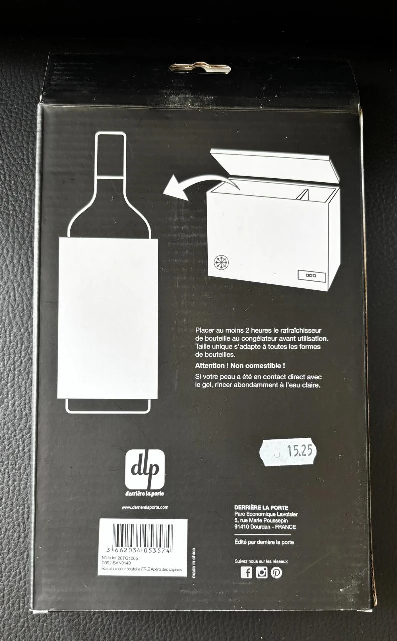 🌾 Rafraîchisseur de Bouteille "Apéro Copines" DLP (Derrière La Porte) – photo 2